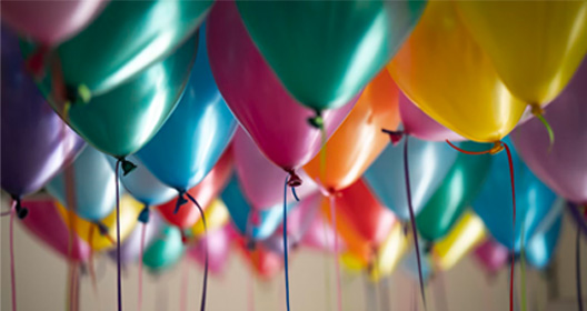 Colorful balloons for children's shows